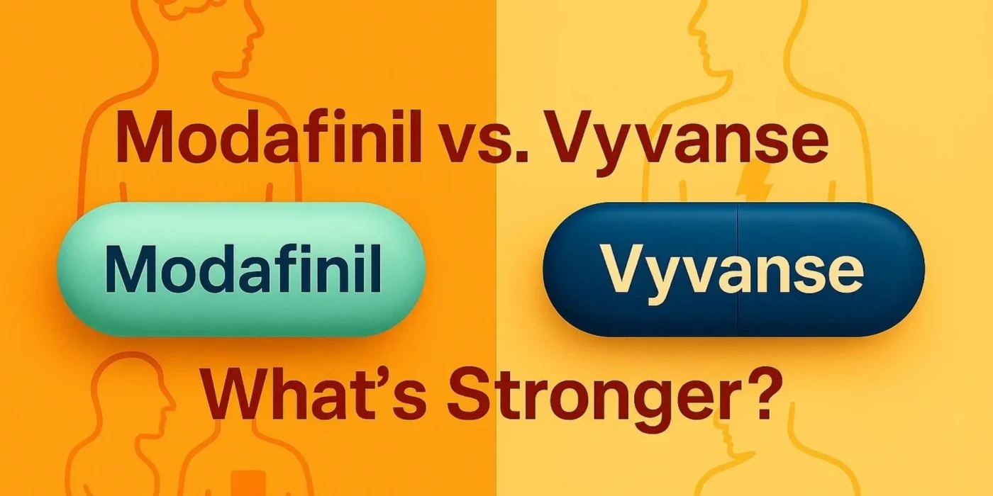 Modafinil vs Vyvanse comparison for focus and productivity