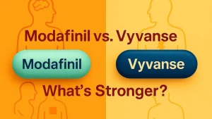 Modafinil vs Vyvanse comparison for focus and productivity