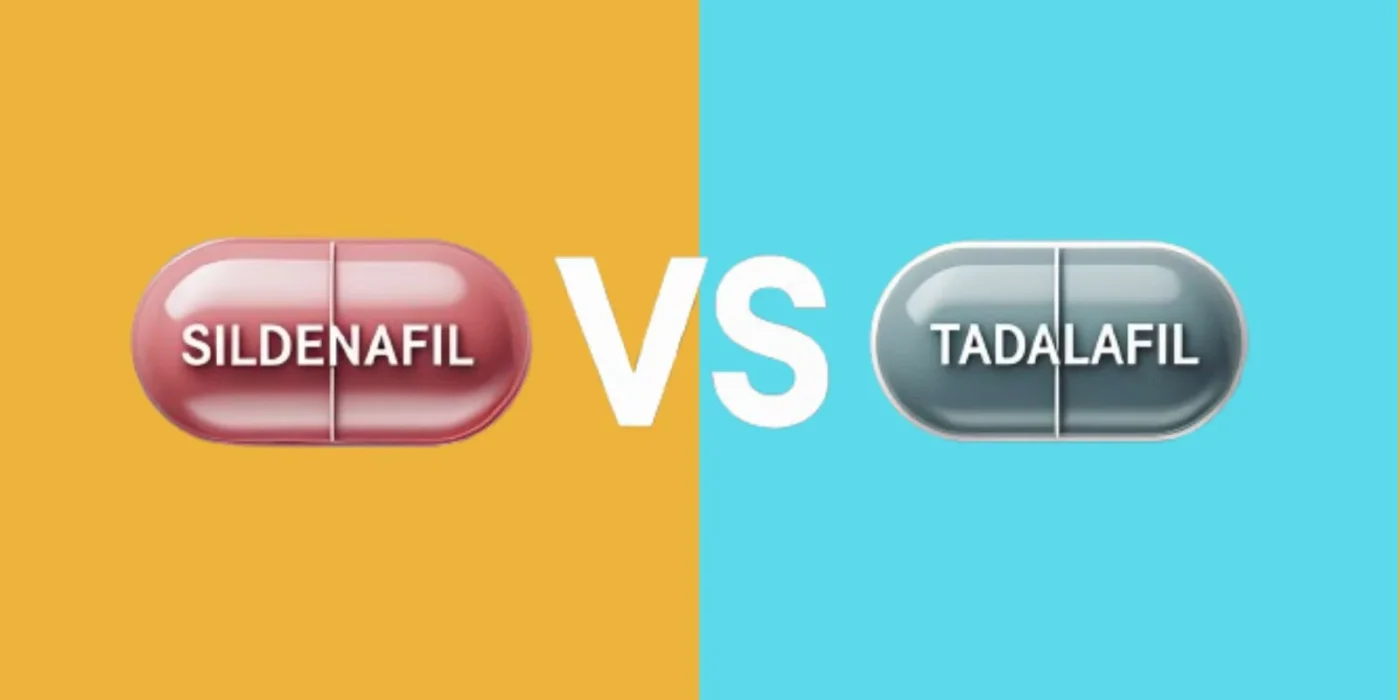 Comparison of Sildenafil vs Tadalafil pills for ED treatment