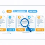 Educational illustration showing five numbered fact cards explaining key information about Cenforce professional with terminology and clarity-focused design