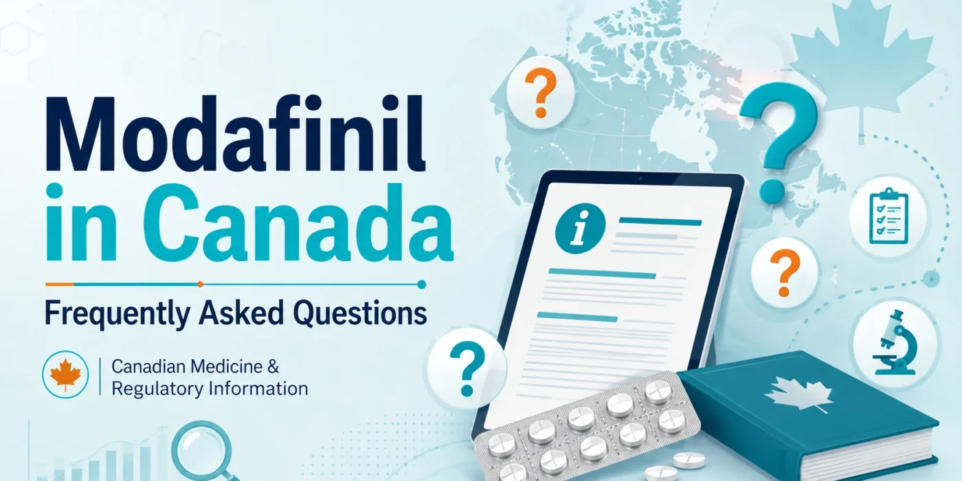 Modafinil Canada FAQ – frequently asked questions about Modafinil, Canadian medicine information, regulations, and general educational guidance.